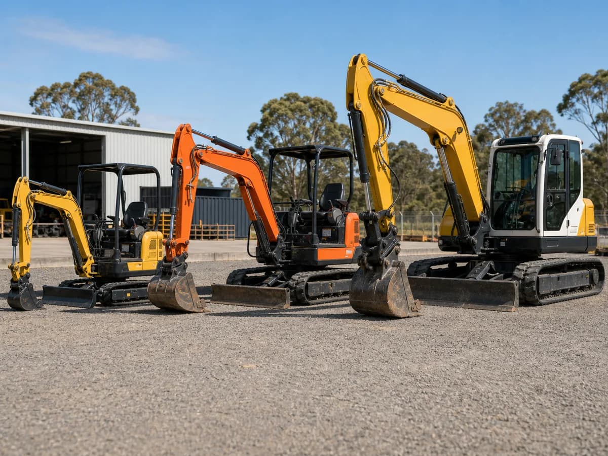 Excavators (1.8T - 13T)