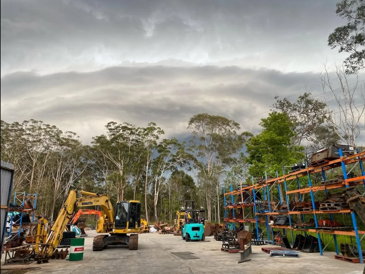 Another beautiful day at the TuffBuckets yard! Our team is hard at work preparing equipment for delivery.