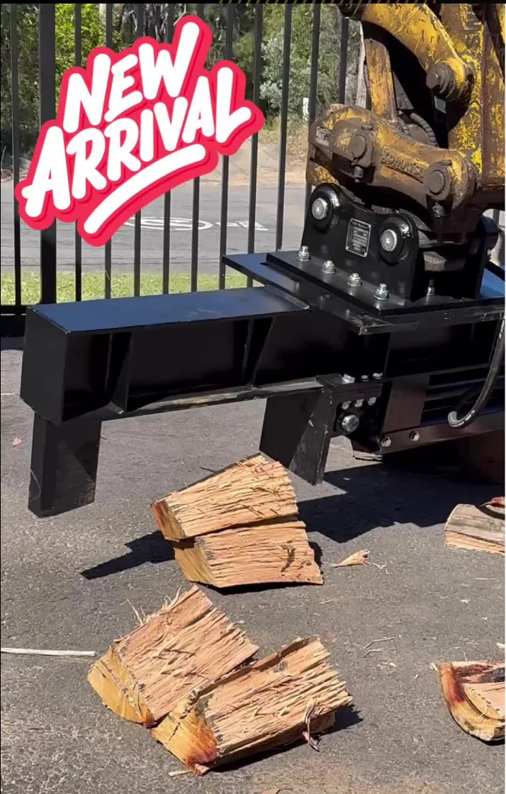 NEW ARRIVAL! Just in - our heavy-duty log splitter attachment.