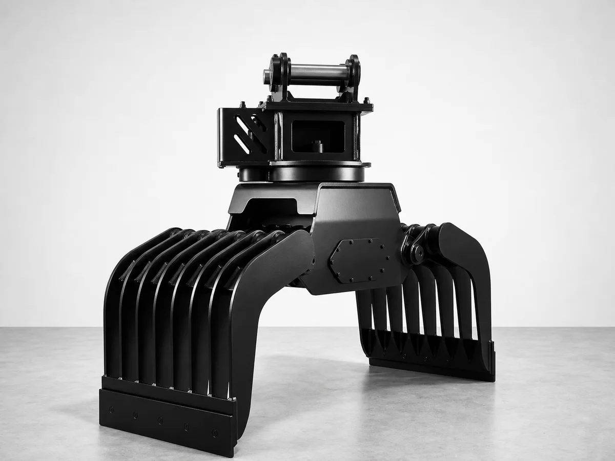 Rotating 5 Finger Hydraulic Grabs